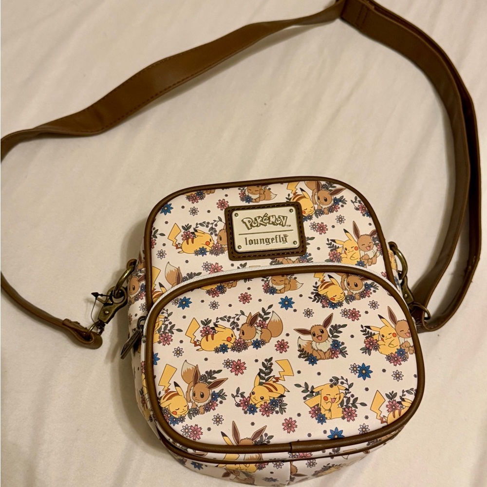 Loungefly Pokémon Eevee and Pikachu Crossbody